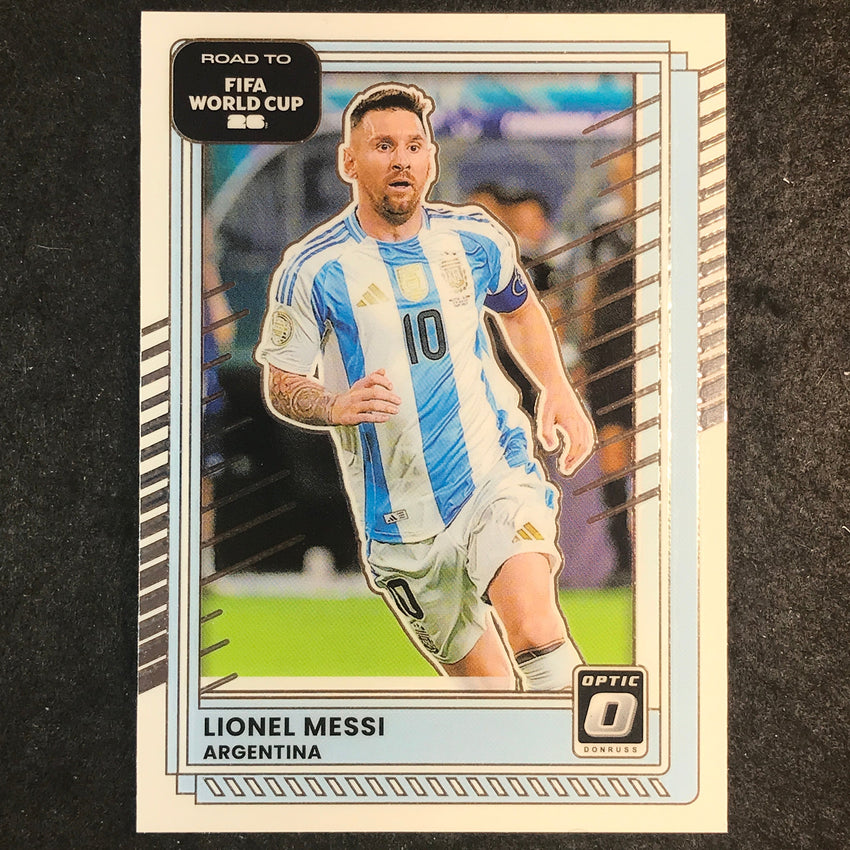 2025-26 Donruss Road to FIFA World Cup LIONEL MESSI Optic Base #154