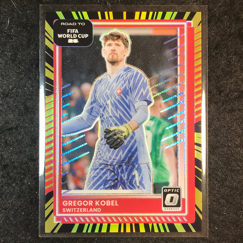 2025-26 Donruss Road to FIFA World Cup GREGOR KOBEL Optic Electricity 74/75 #175