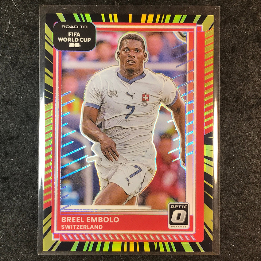 2025-26 Donruss Road to FIFA World Cup BREEL EMBOLO Optic Electricity 30/75 #178