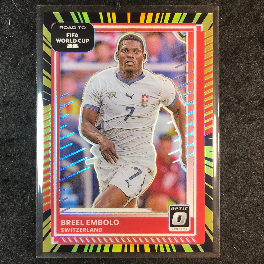 2025-26 Donruss Road to FIFA World Cup BREEL EMBOLO Optic Electricity 55/75 #178
