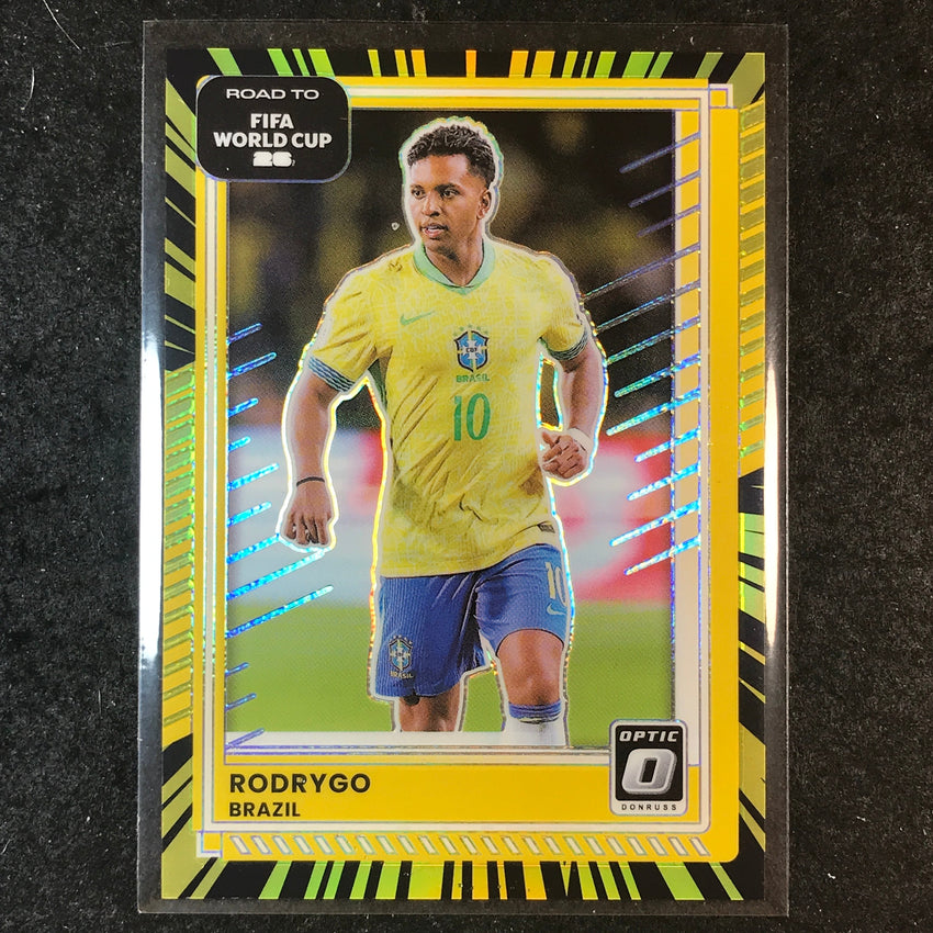 2025-26 Donruss Road to FIFA World Cup RODRYGO Optic Electricity 49/75 #183