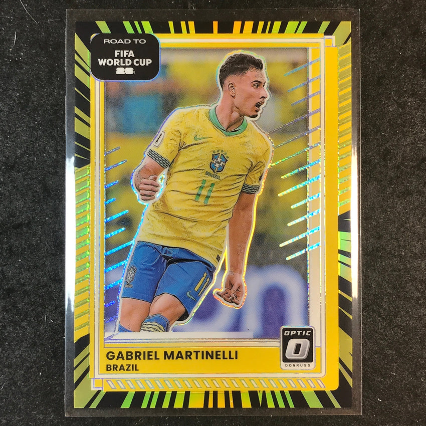 2025-26 Donruss Road to World Cup GABRIEL MARTINELLI Optic Electricity 58/75