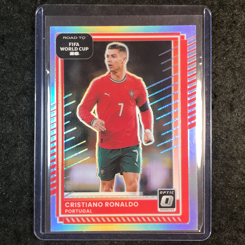 2025-26 Donruss Road to FIFA World Cup CRISTIANO RONALDO Optic Holo #91