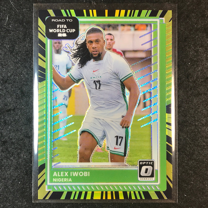 2025-26 Donruss Road to FIFA World Cup ALEX IWOBI Optic Electricity 39/75 #193