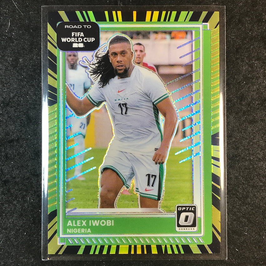 2025-26 Donruss Road to FIFA World Cup ALEX IWOBI Optic Electricity 57/75 #193