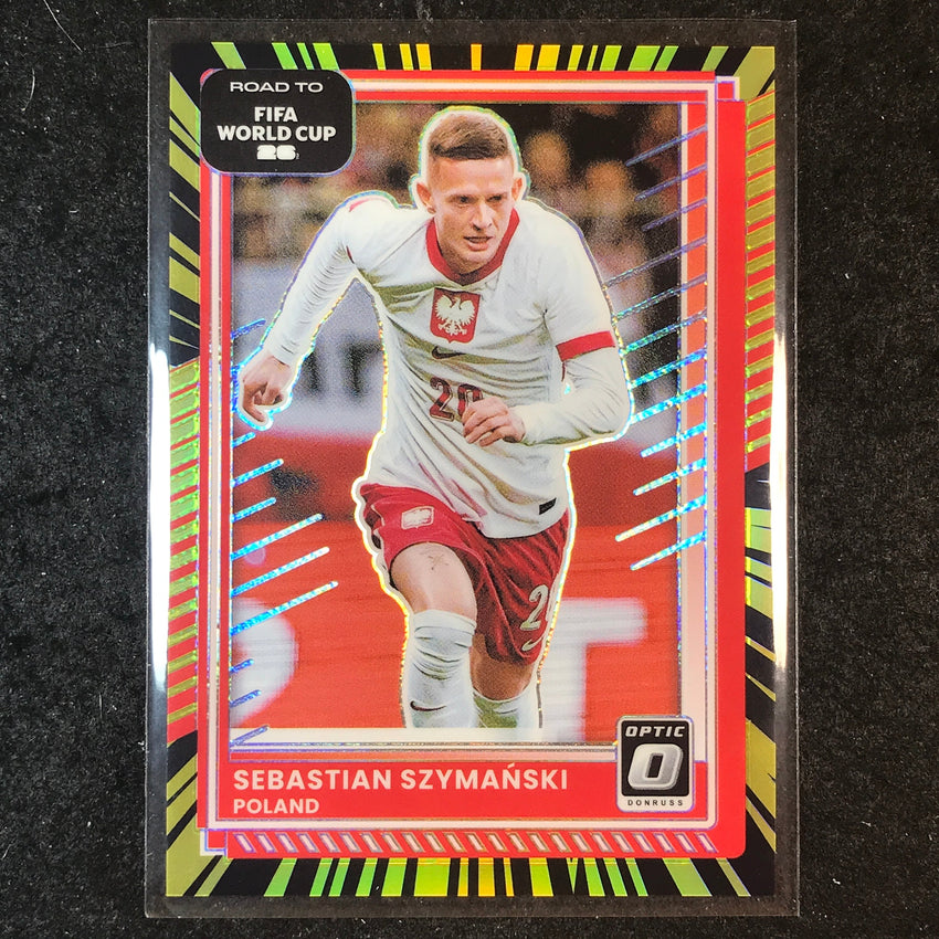 2025-26 Donruss Road to World Cup SEBASTIAN SYZMANSKI Optic Electricity 32/75