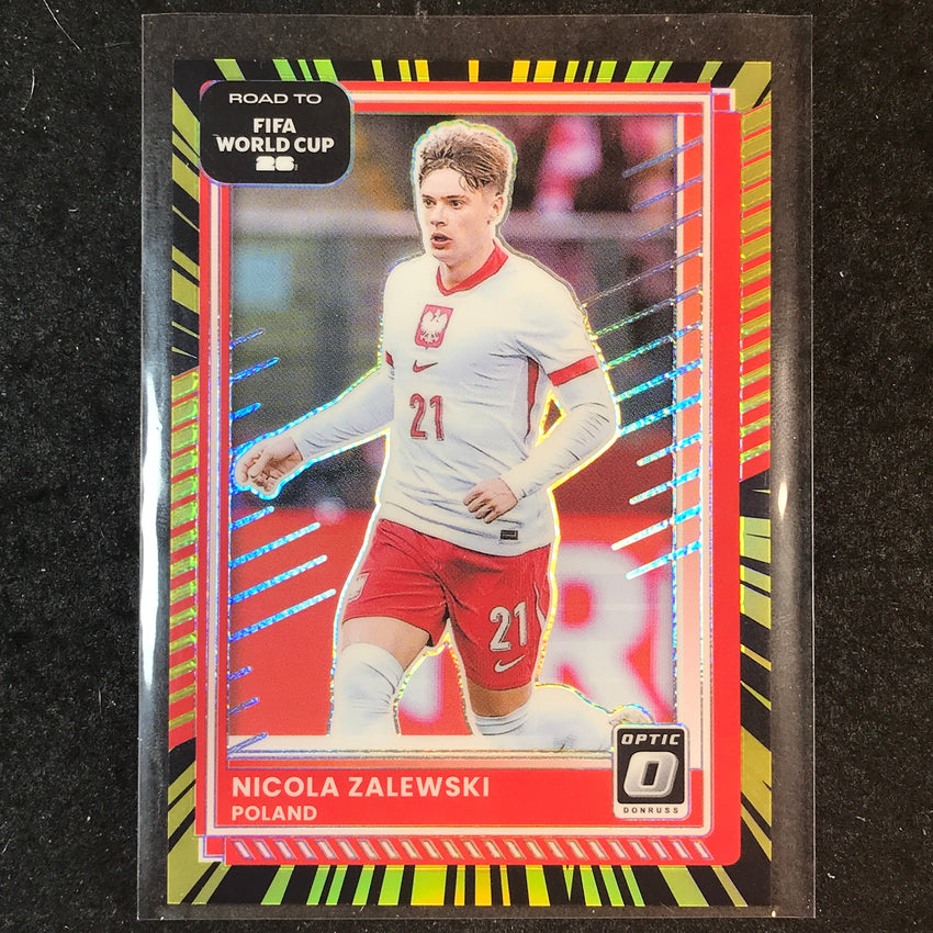2025-26 Donruss Road to World Cup NICOLA ZALEWSKI Optic Electricity 20/75 #200