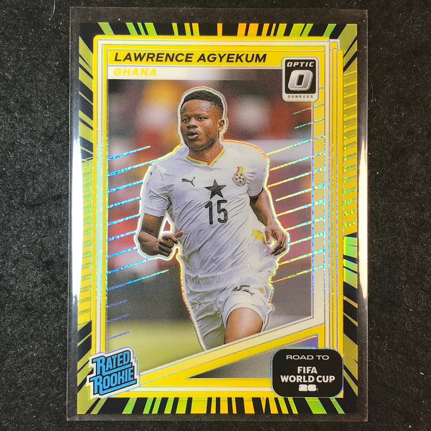 2025-26 Donruss Road to World Cup AGYEKUM Rookie Optic Electricity 36/75 #209
