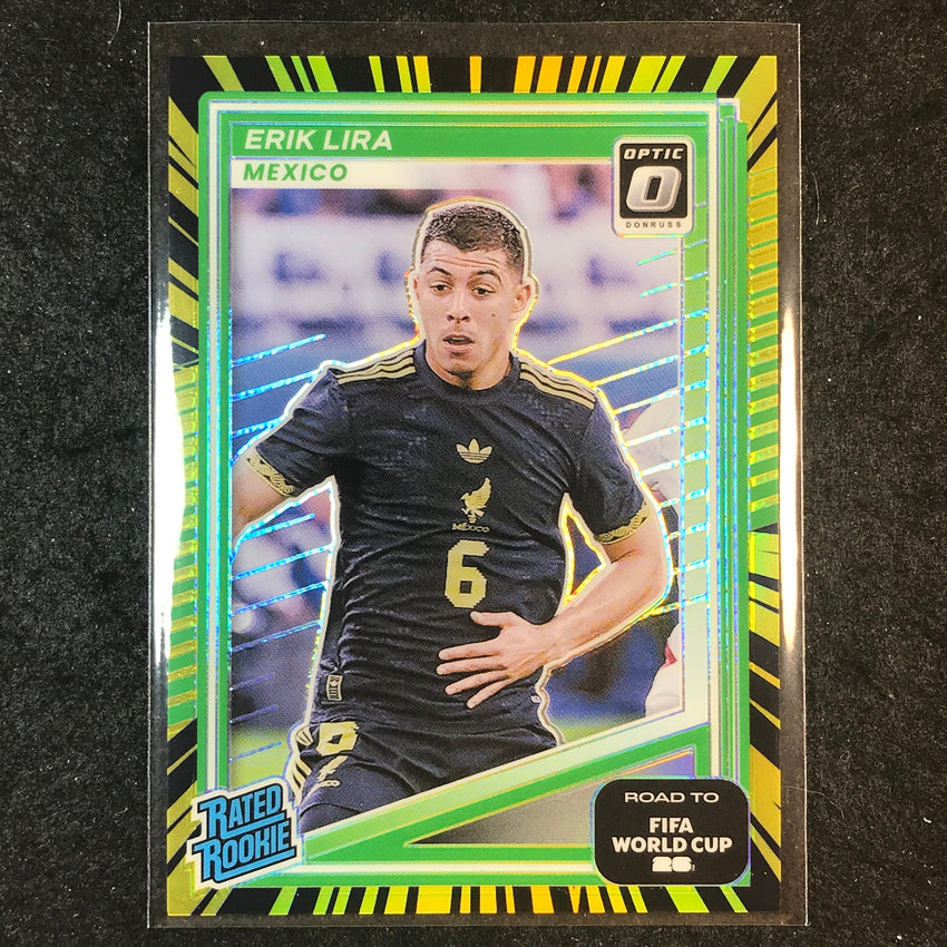 2025-26 Donruss Road to World Cup ERIK LIRA Rated Rookie Optic Electricity 1/75