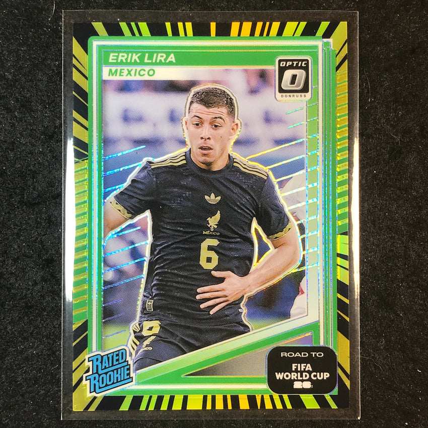 2025-26 Donruss Road to World Cup ERIK LIRA Rated Rookie Optic Electricity 11/75