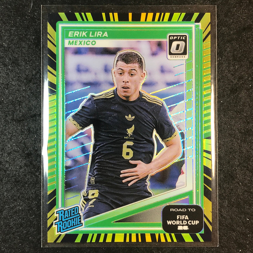 2025-26 Donruss Road to World Cup ERIK LIRA Rated Rookie Optic Electricity 64/75