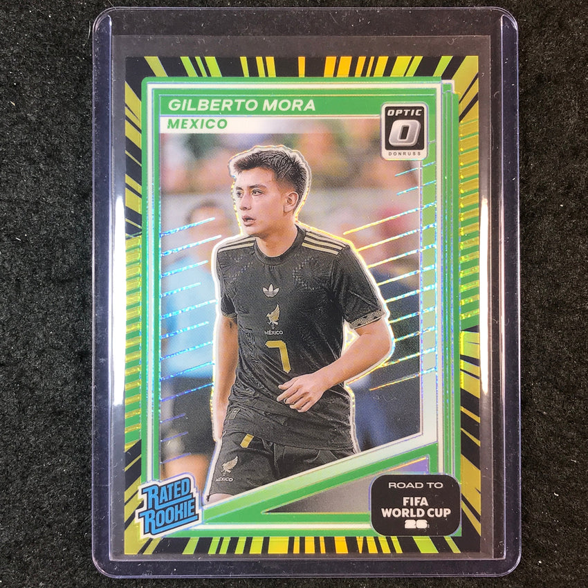 2025-26 Donruss Road to World Cup GILBERTO MORA Rookie Optic Electricity 16/75