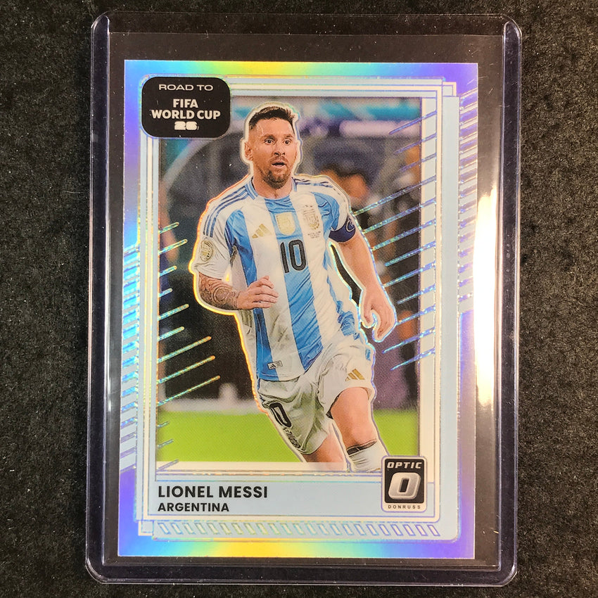 2025-26 Donruss Road to FIFA World Cup LIONEL MESSI Optic Holo #154
