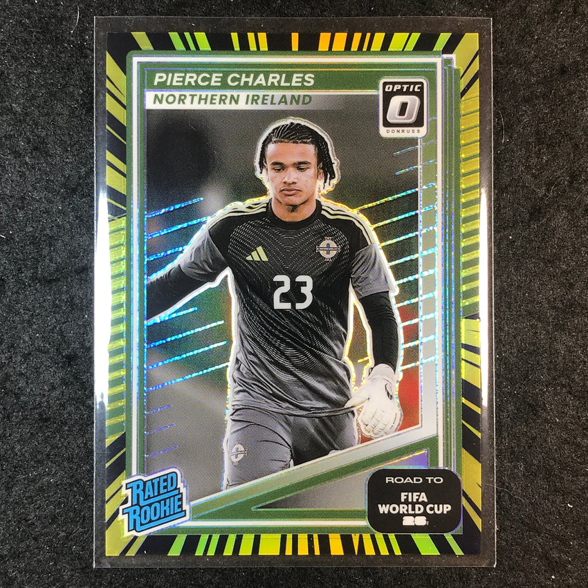 2025-26 Donruss Road to World Cup PIERCE CHARLES Rookie Optic Electricity 36/75