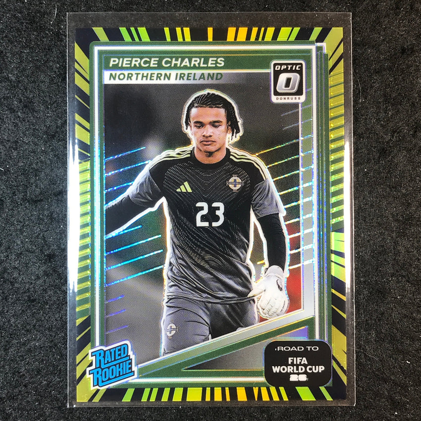 2025-26 Donruss Road to World Cup PIERCE CHARLES Rookie Optic Electricity 69/75