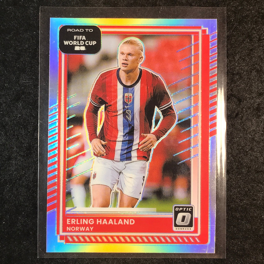 2025-26 Donruss Road to FIFA World Cup ERLING HAALAND Optic Holo #170
