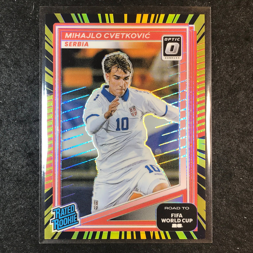 2025-26 Donruss Road to World Cup CVETKOVIC Rookie Optic Electricity 68/75 #240