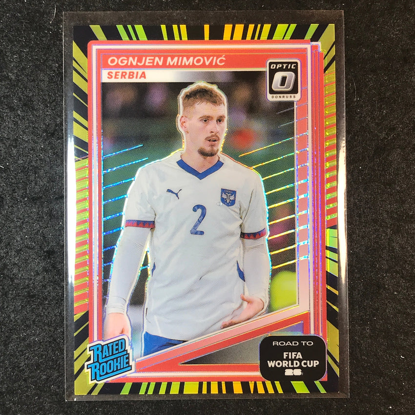 2025-26 Donruss Road to World Cup OGNJEN MIMOVIC Rookie Optic Electricity 15/75