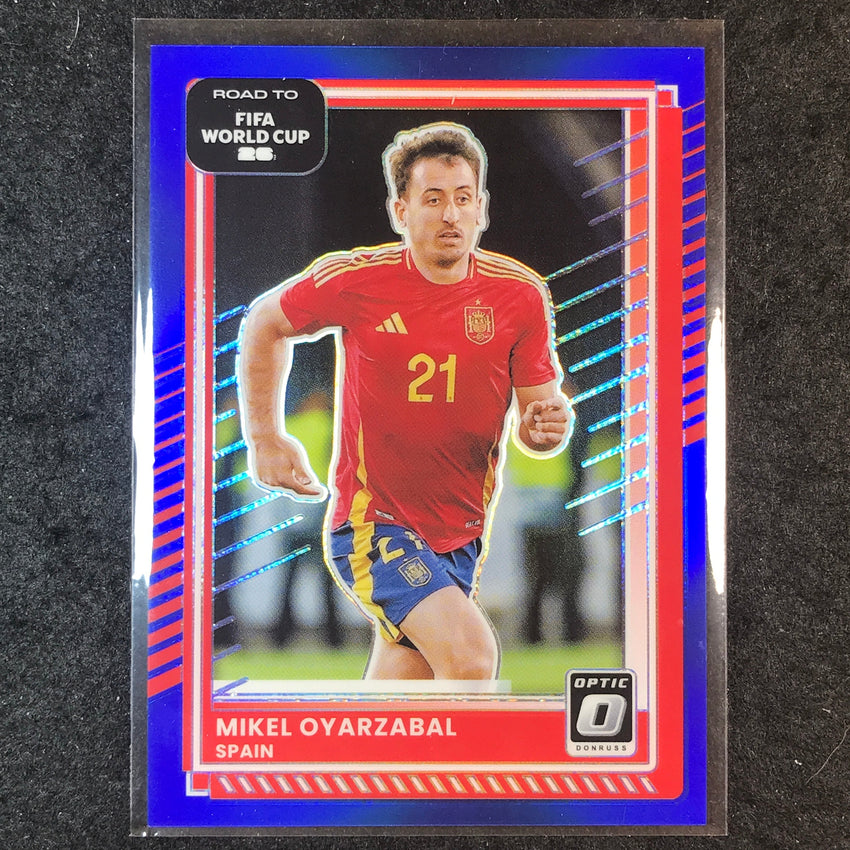 2025-26 Donruss Road to FIFA World Cup MIKEL OYARZABAL Optic Blue 19/75 #15