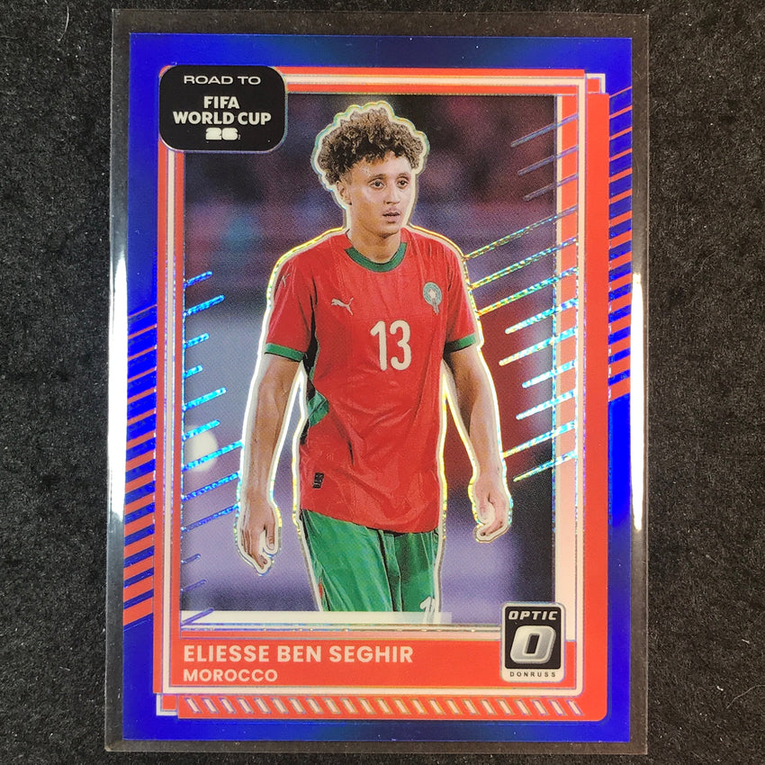 2025-26 Donruss Road to FIFA World Cup ELIESSE BEN SEGHIR Optic Blue 47/75 #98