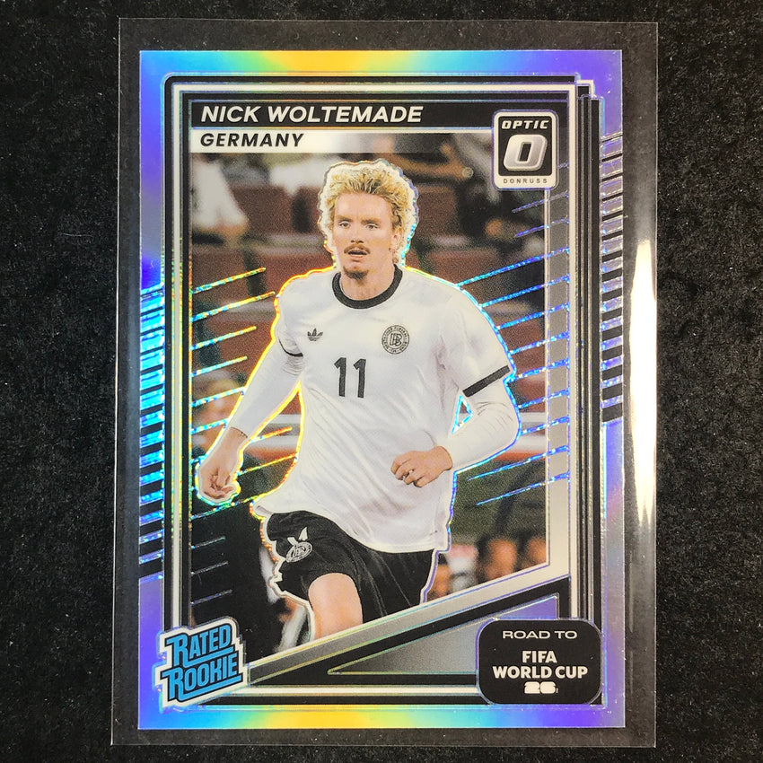 2025-26 Donruss Road to World Cup NICK WOLTEMADE Rated Rookie Optic Holo #208