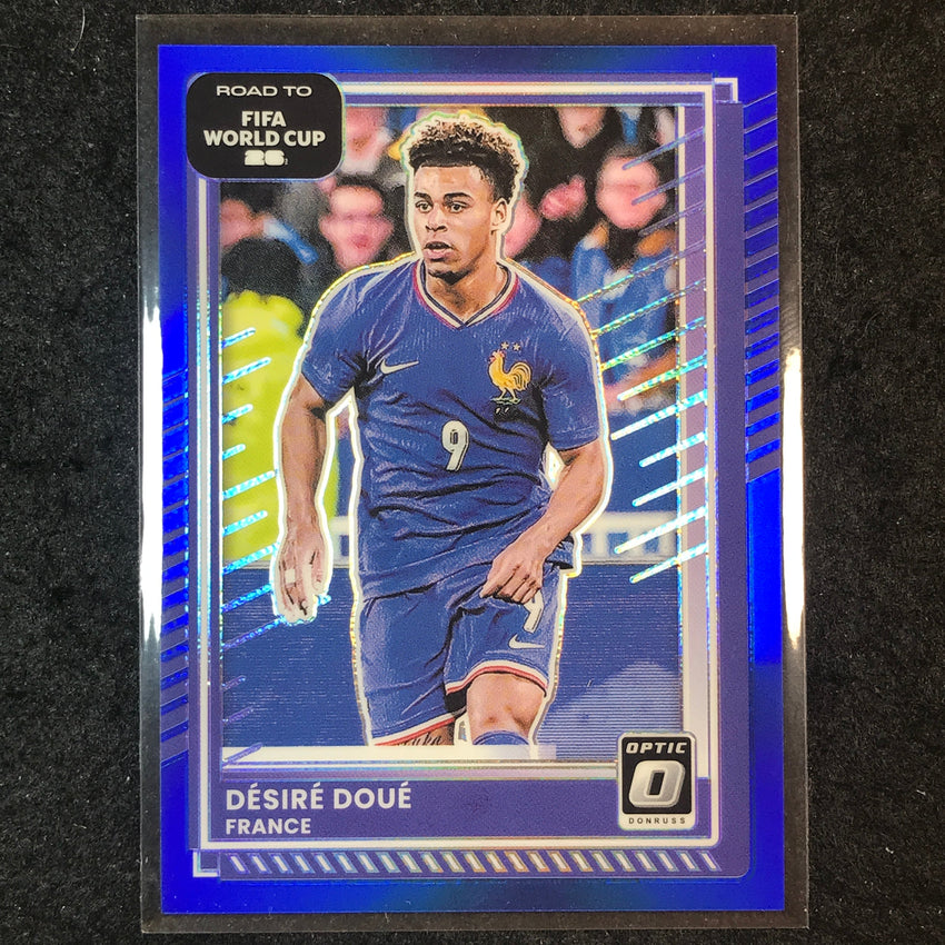 2025-26 Donruss Road to FIFA World Cup DESIRE DOUE Optic Blue 51/75 #143