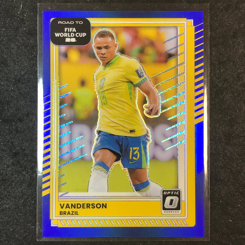 2025-26 Donruss Road to FIFA World Cup VANDERSON Optic Blue 16/75 #187