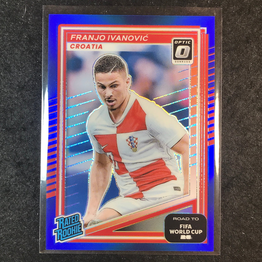 2025-26 Donruss Road to World Cup FRANJO IVANOVIC Rated Rookie Optic Blue 67/75