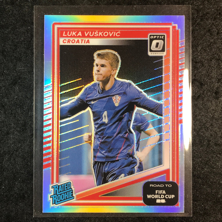 2025-26 Donruss Road to World Cup LUKA VUSKOVIC Rated Rookie Optic Holo #215