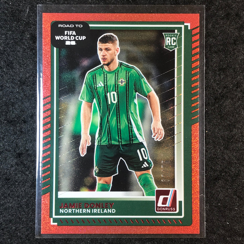 2025-26 Donruss Road to FIFA World Cup JAMIE DONLEY Base Red 67/75 #45