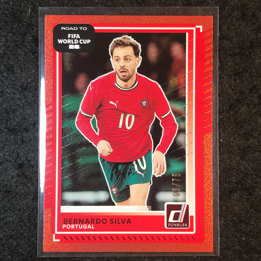 2025-26 Donruss Road to FIFA World Cup BERNARDO SILVA Base Red 68/75 #85