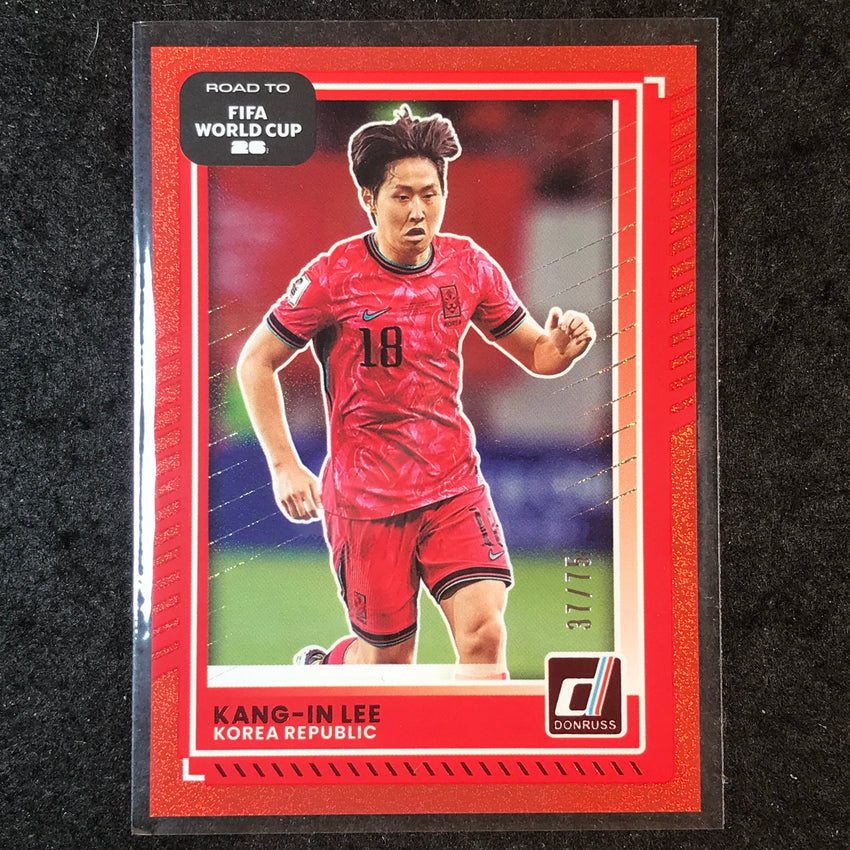 2025-26 Donruss Road to FIFA World Cup KANG-IN LEE Base Red 37/75 #104