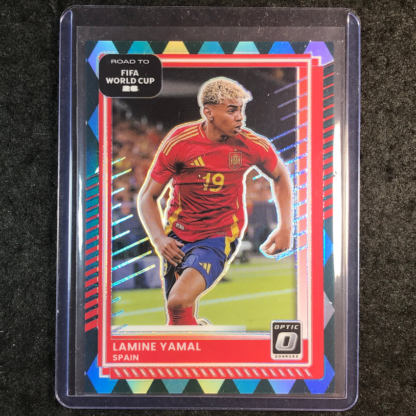 2025-26 Donruss Road to FIFA World Cup LAMINE YAMAL Optic Argyle #10