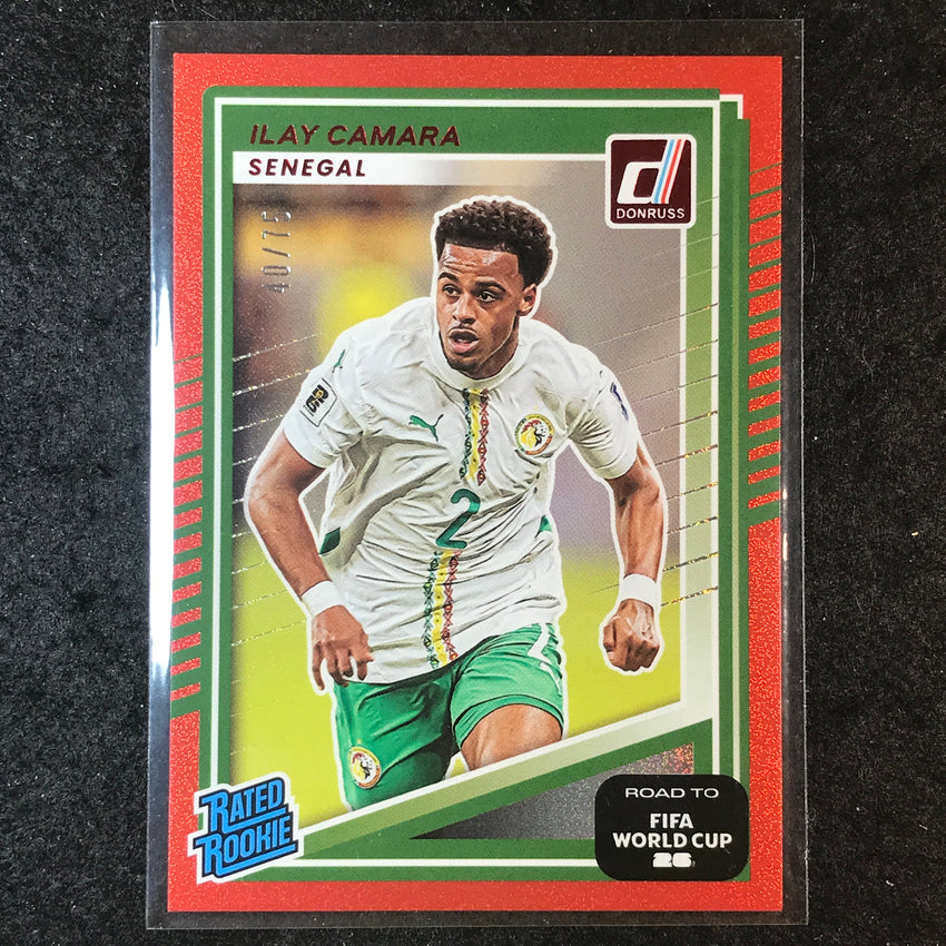 2025-26 Donruss Road to World Cup ILAY CAMARA Rated Rookie Base Red 40/75 #237