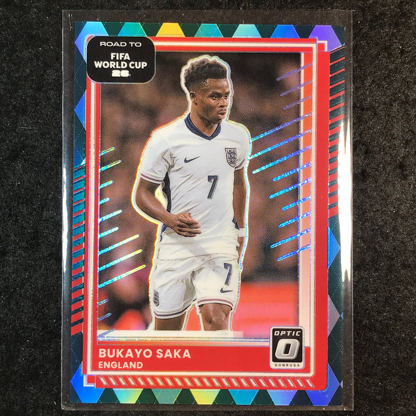 2025-26 Donruss Road to FIFA World Cup BUKAYO SAKA Optic Argyle #65