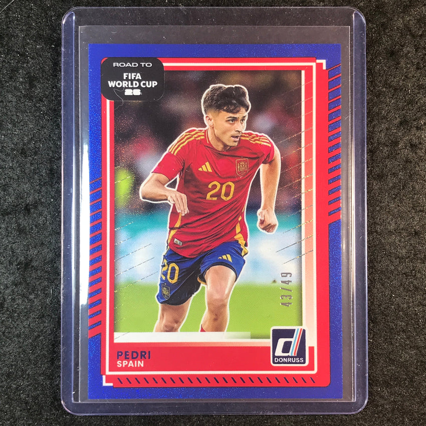2025-26 Donruss Road to FIFA World Cup PEDRI Base Blue 43/49 #11