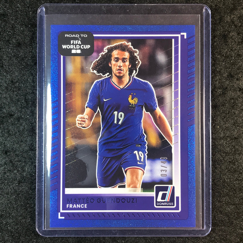 2025-26 Donruss Road to FIFA World Cup MATTEO GUENDOUZI Base Blue 3/49 #144