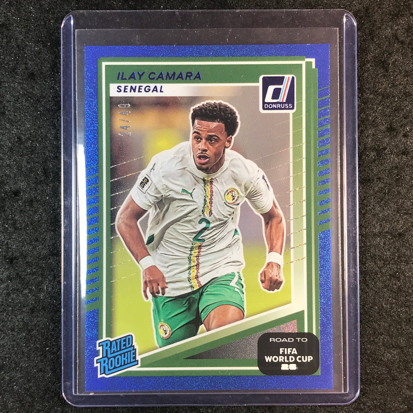 2025-26 Donruss Road to World Cup ILAY CAMARA Rated Rookie Base Blue 24/49 #237
