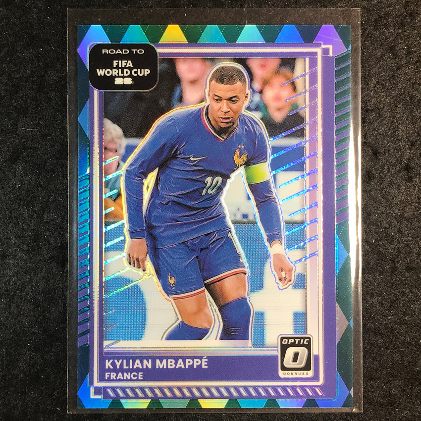 2025-26 Donruss Road to FIFA World Cup KYLIAN MBAPPE Optic Argyle #145