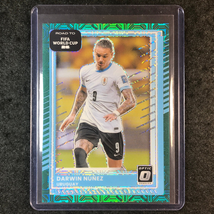 2025-26 Donruss Road to FIFA World Cup DARWIN NUNEZ Optic Teal Mojo 45/49 #52