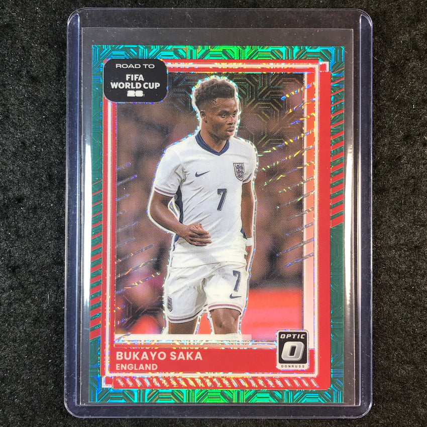 2025-26 Donruss Road to FIFA World Cup BUKAYO SAKA Optic Teal Mojo 31/49 #65