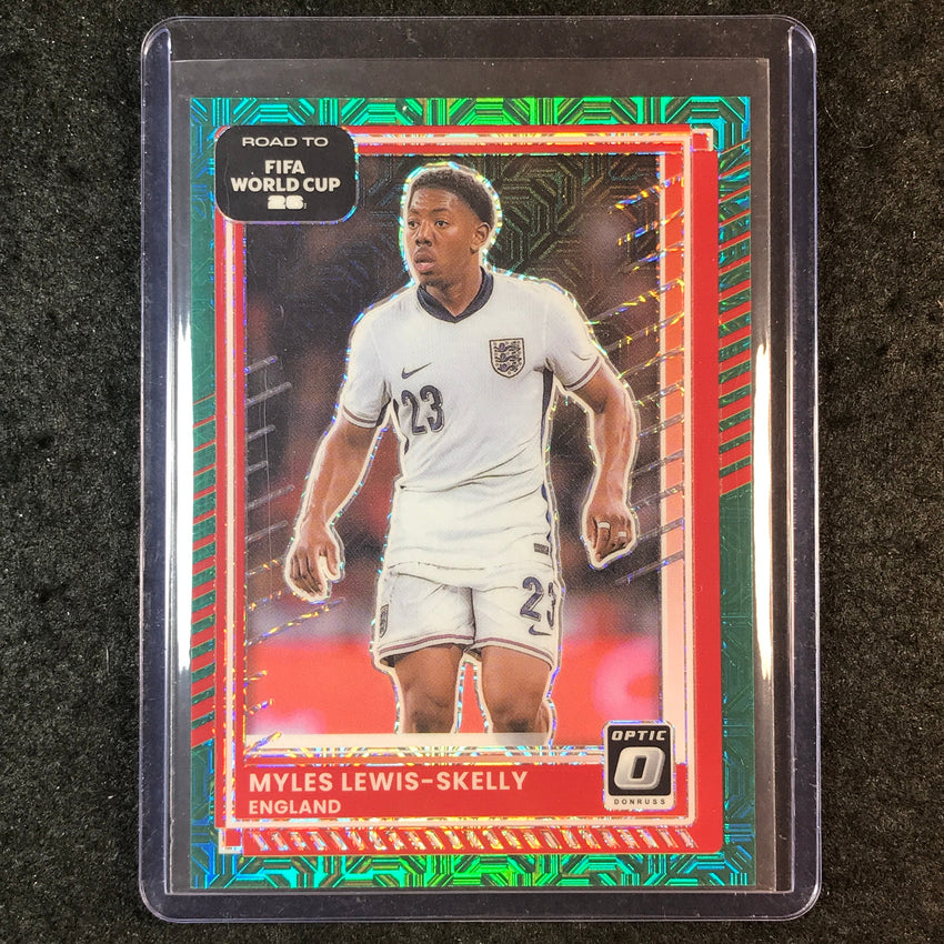 2025-26 Donruss Road to World Cup MYLES LEWIS-SKELLY Optic Teal Mojo 10/49 #72