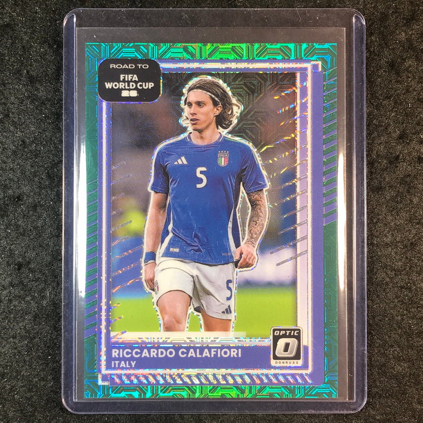 2025-26 Donruss Road to World Cup RICCARDO CALAFIORI Optic Teal Mojo 16/49 #116