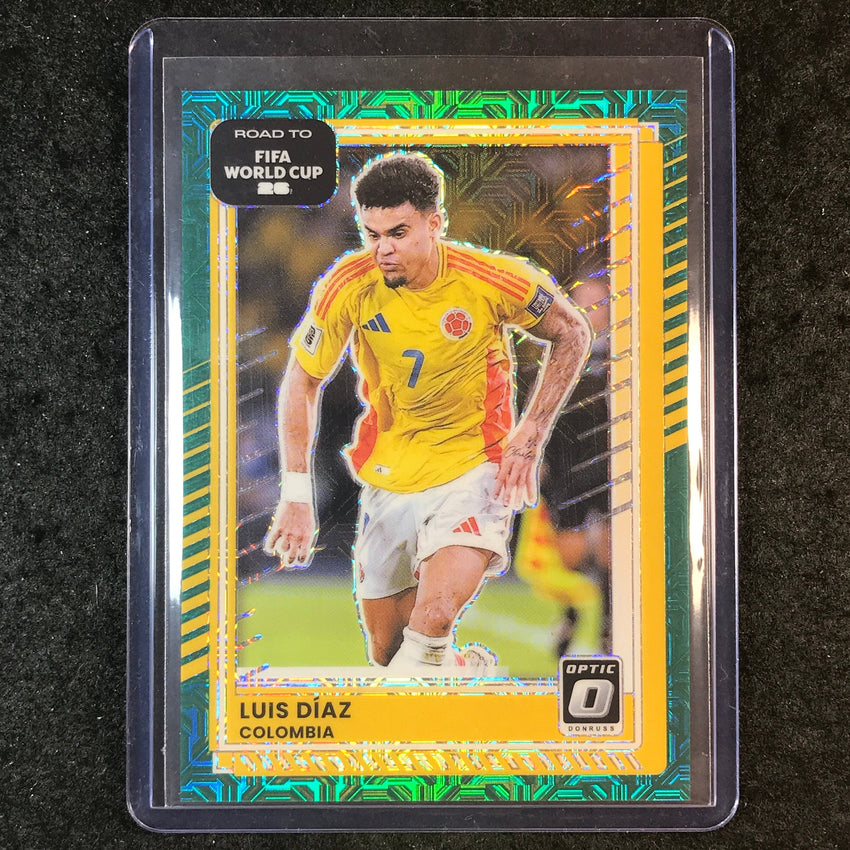 2025-26 Donruss Road to FIFA World Cup LUIS DIAZ Optic Teal Mojo 8/49 #125