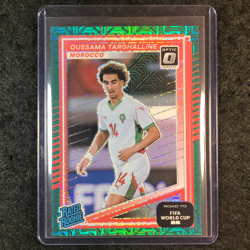 2025-26 Donruss Road to World Cup TARGHALLINE Rookie Optic Teal Mojo 36/49 #217