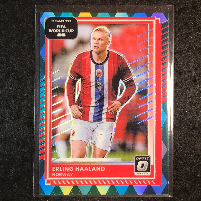 2025-26 Donruss Road to FIFA World Cup ERLING HAALAND Optic Argyle #170