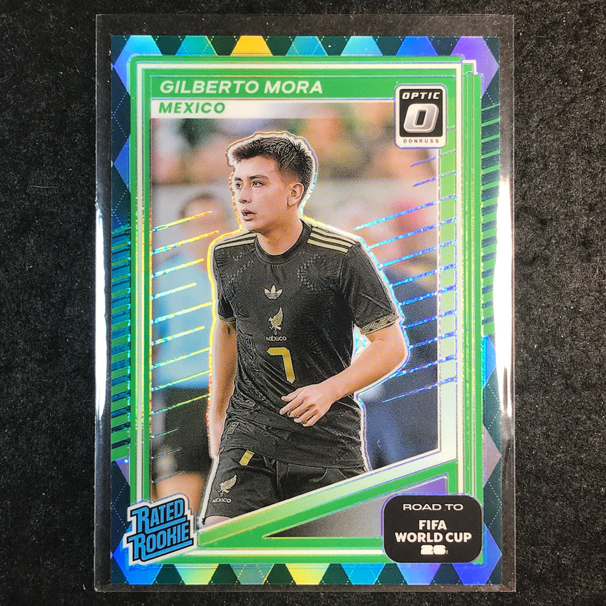 2025-26 Donruss Road to World Cup GILBERTO MORA Rated Rookie Optic Argyle #214