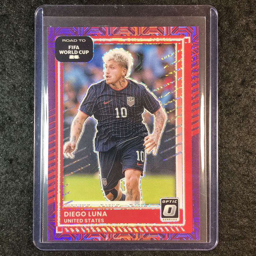 2025-26 Donruss Road to FIFA World Cup DIEGO LUNA Optic Purple Mojo 5/25 #26