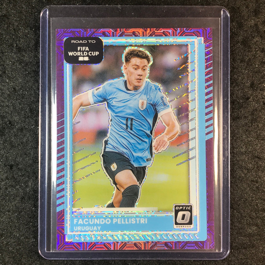 2025-26 Donruss Road to World Cup FACUNDO PELLISTRI Optic Purple Mojo 3/25 #53