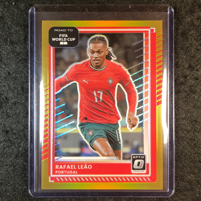 2025-26 Donruss Road to FIFA World Cup RAFAEL LEAO Optic Gold 6/10 #84